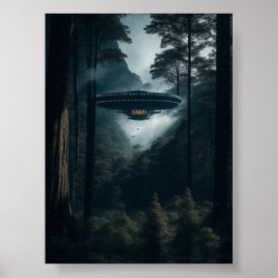 OFO Alienígena Space Posters digitais e Wall Art