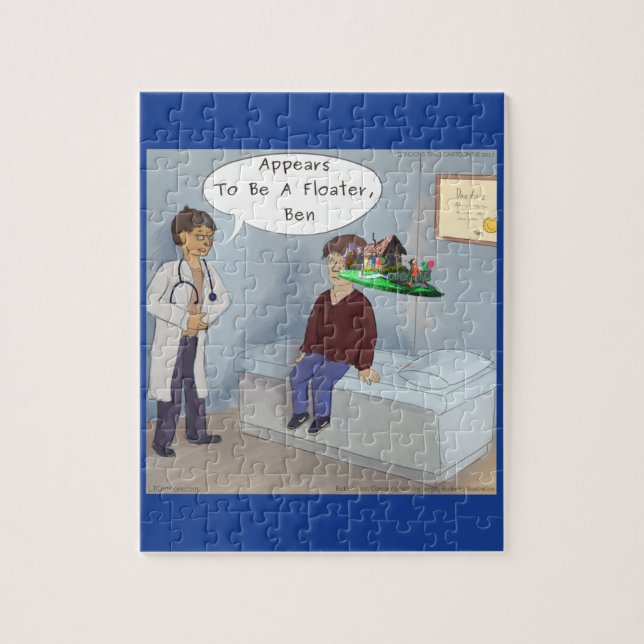 Oftalmologista Encontra Quebra-cabeça De Pavimento (Vertical)