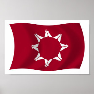 Oglala Lakota Flag Impressão