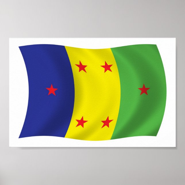 Ogoni Pessoas Flag Poster Impressão (Frente)