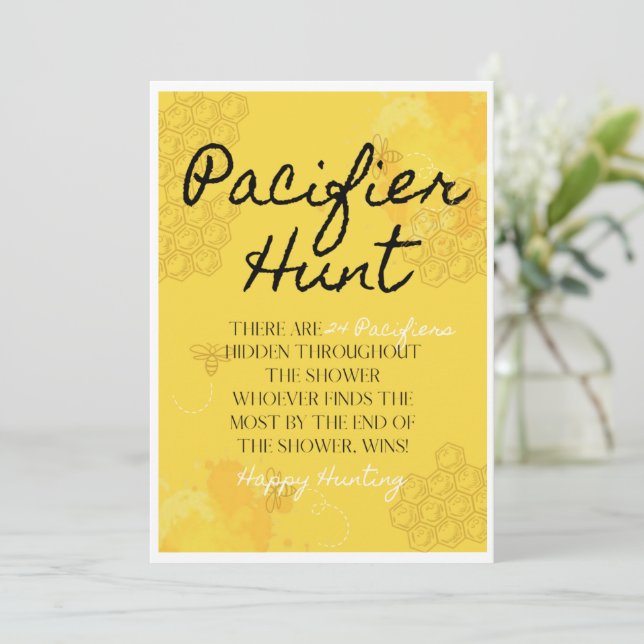 Oh Babee Pacifier Hunt Activity (Em pé/Frente)