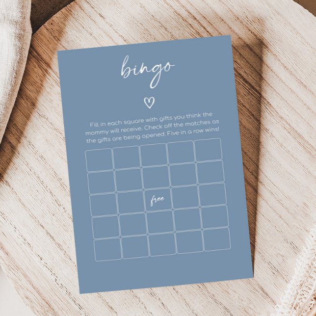 Oh Boy Boho Minimalist Baby Shower Bingo Game (Modern Oh Boy Baby Shower Game)