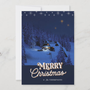 Oh, Cartões de foto de Natal da Noite