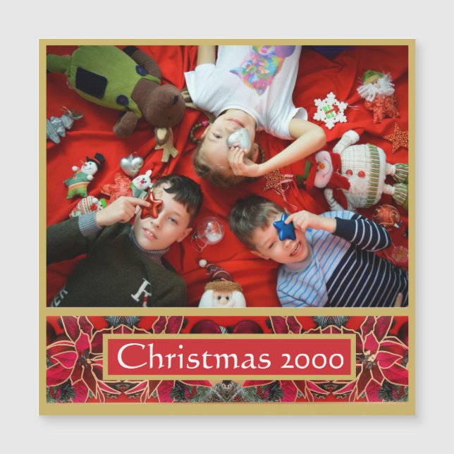 Oh Come Let Us Christmas Magnet (Frente)