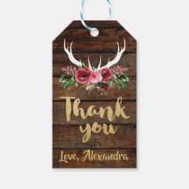 Oh Deer Chá de fraldas com Etiquetas de Presente