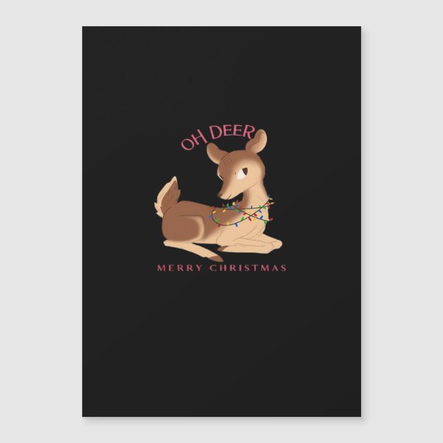 Oh Deer Christmas Modern Design  (Frente)