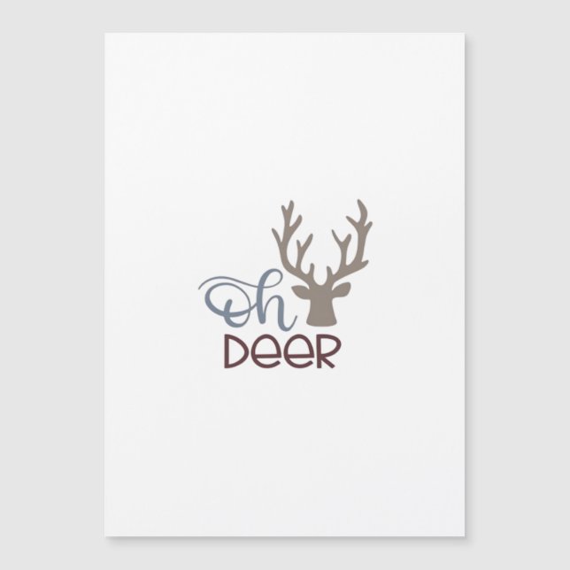 Oh Deer Design Clássico Retro  (Frente)