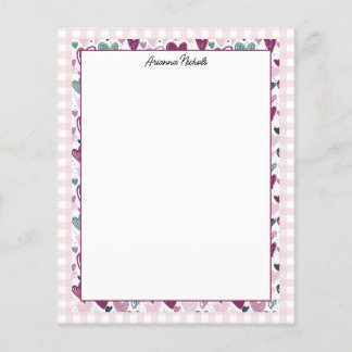 Oh, então, Gingham e Corações