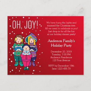 Oh! Joy! Convite de festas de inverno