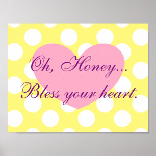 Oh, o mel… abençoa seu poster de Frameable do