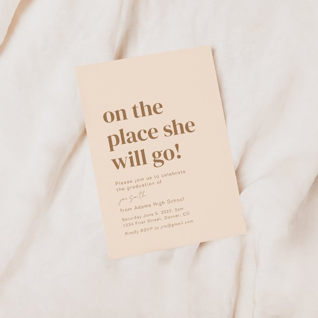 Oh, Os Lugares Que Ela Vai Formando Convite de fes (Criador carregado)