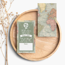 "Oh, os lugares que você vai!" Convite de Chá de B