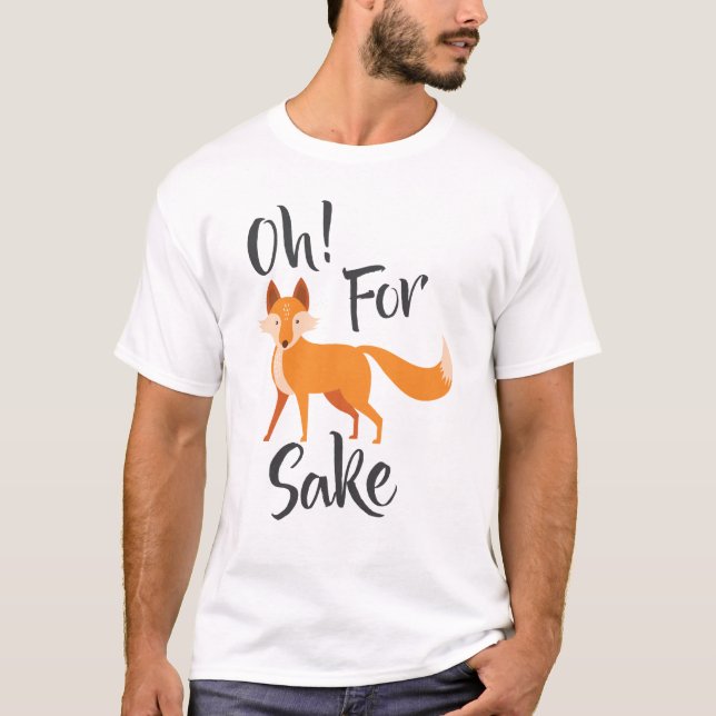 oh para a camisa da causa T da raposa (Frente)