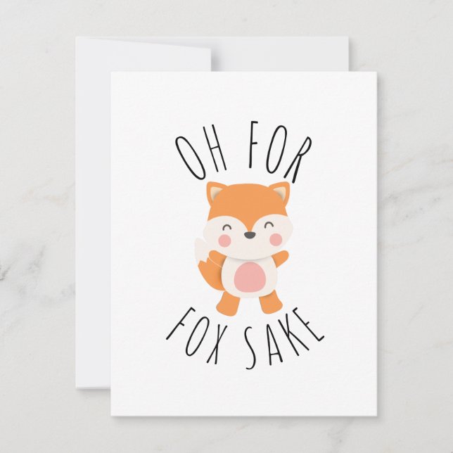 Oh para Fox Sake (Frente)