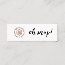 Oh pressão! Cartão de visita do fotógrafo do