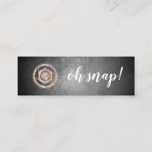 Oh pressão! Cartão de visita do fotógrafo do