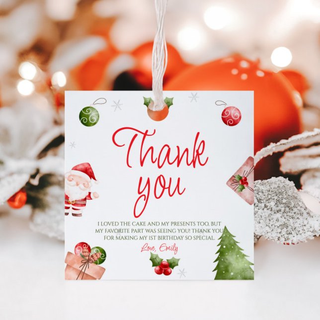 Oh, Que Bela Etiqueta De Aniversário De Natal (Criador carregado)