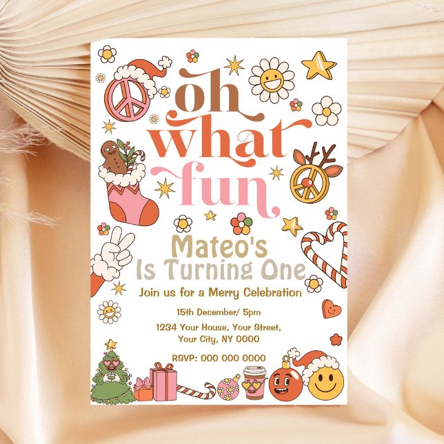 Oh Que Diversão Primeiro Convite De Nascimento (Criador carregado)