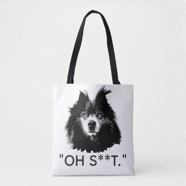 "OH S**T" Funny Pom Tote (Frente)