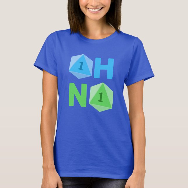 Oh, Sem Engraçado D20 T-Shirt (Frente)