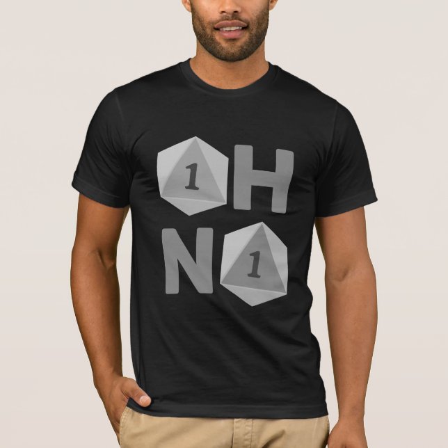 Oh, sem graça TTRPG T-Shirt de Homens (Frente)