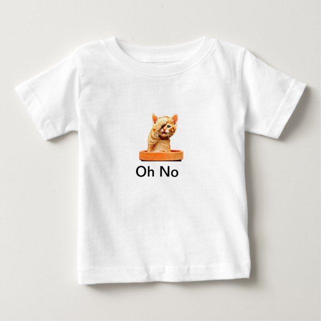 Oh, sem roupa de camisa de gato mais suja há 12 me (Frente)