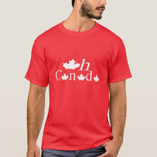 Oh t-shirt de Canadá no vermelho