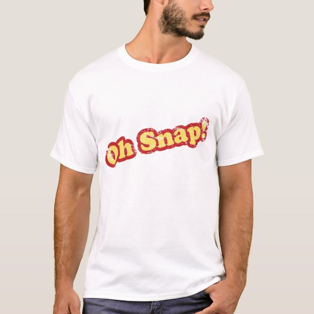 Oh t-shirt instantâneo retro (Frente)