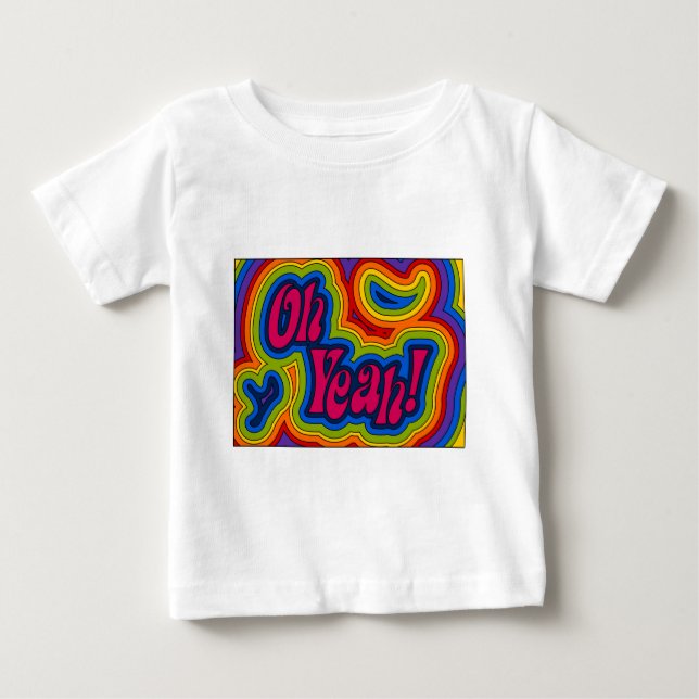 Oh yeah! T-shirt infantil (Frente)