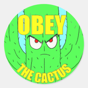 Ohbey, O Adesivo Da Ronda De Cactus