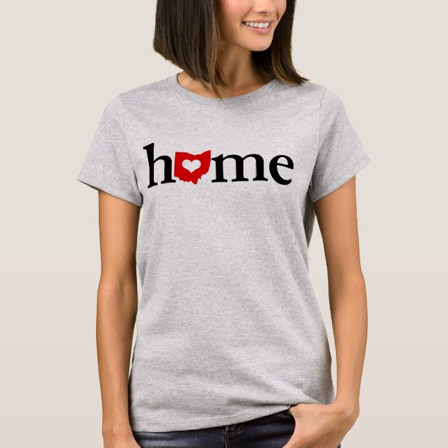 Ohio Home Heart Love T-Shirt (Frente)