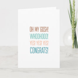 OHMYGOSH! Congrats! Cartão