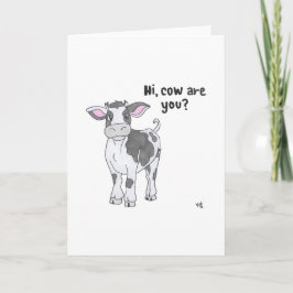 Oi, Vaca Está? Cartão