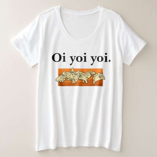 Oi Yoi Yoi MAIS a camisa de Varenyky Perogies do (Frente do Design)