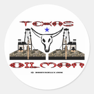 Oilman de Texas, etiqueta do campo petrolífero
