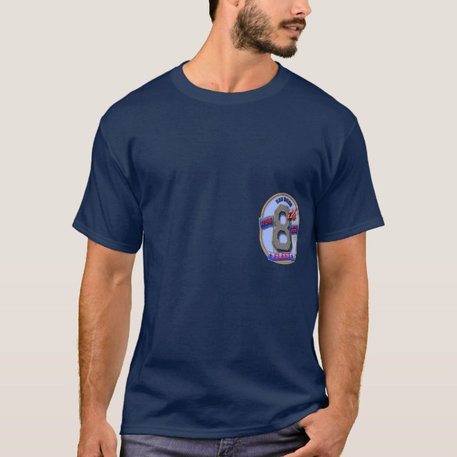 Oitava versão 2 do t-shirt da frota (Frente)