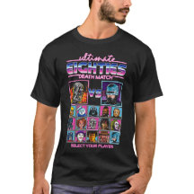 Oitenta vezes Matança de Morte T-SHIRT / Jogos Ret
