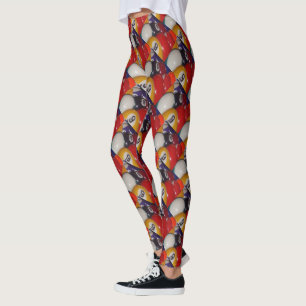 Oito Esferas Numeradas E Coloridas, Leggings Menin