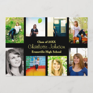 Oito/Nove Fotos Pretas - Anúncio de Formando