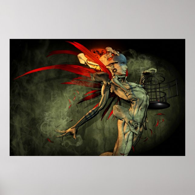 Ojibwe Asabikeshiinh Poster (Frente)