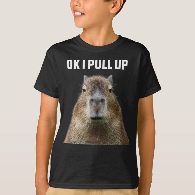 Ok, Eu Puxo Capybara T-Shirt (Frente)