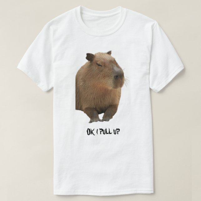 Ok, eu puxo Capybara T-Shirt (Frente do Design)