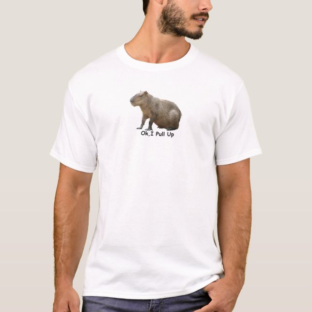 Ok, eu puxo capybara - T-Shirt Legal (Frente)