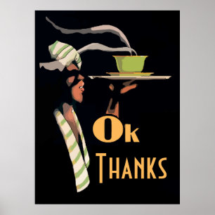 Ok Obrigados, editar Poster de texto