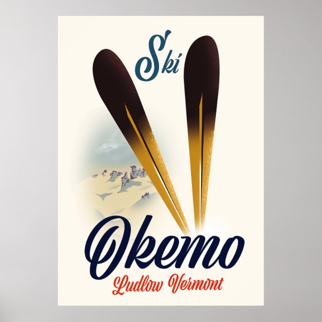 Okemo Ludlow Vermont poster (Frente)