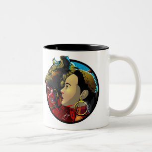 Okira com caneca do animal de estimação