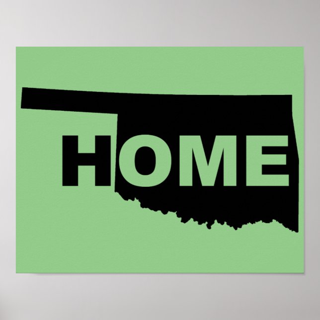 Oklahoma Home Longe Do Sinal De Poster (Frente)
