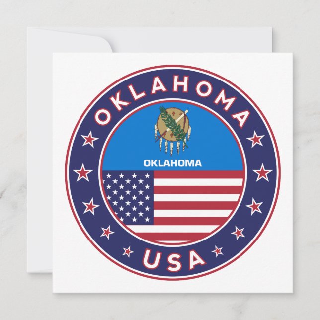 Oklahoma sticker, phone case (Frente)