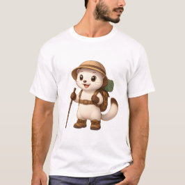 Okojo Adventure T-Shirt – Kawaii Japanese Stoat