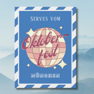 Oktoberfest octoberfest Cartão Postal Retro Vintag